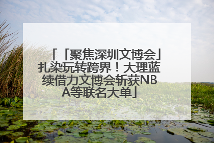 「聚焦深圳文博会」扎染玩转跨界！大理蓝续借力文博会斩获NBA等联名大单
