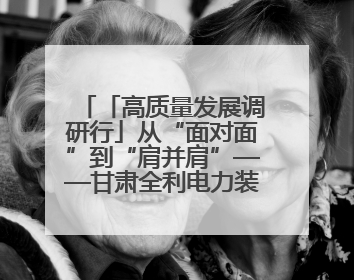 「高质量发展调研行」从“面对面”到“肩并肩”——甘肃全利电力装备生产制造项目一线见闻