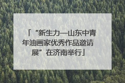 “新生力—山东中青年油画家优秀作品邀请展”在济南举行