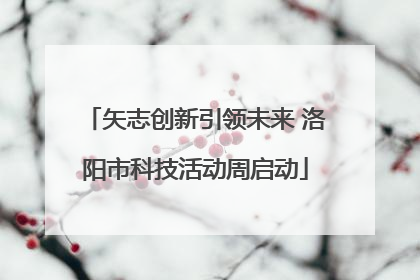 矢志创新引领未来 洛阳市科技活动周启动