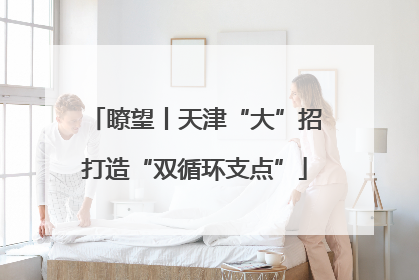 瞭望丨天津“大”招打造“双循环支点”
