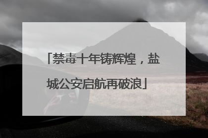 禁毒十年铸辉煌，盐城公安启航再破浪