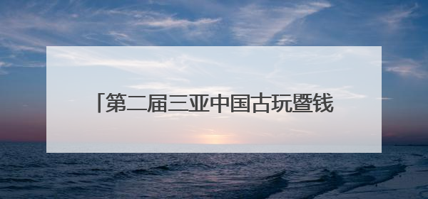 第二届三亚中国古玩暨钱币文化艺术博览会开幕