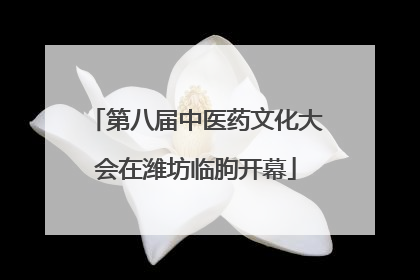 第八届中医药文化大会在潍坊临朐开幕