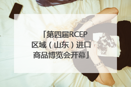 第四届RCEP区域（山东）进口商品博览会开幕