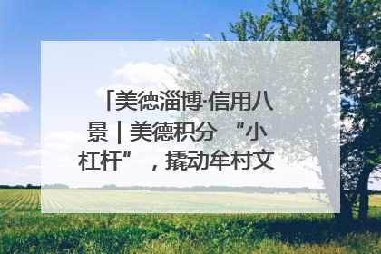 美德淄博·信用八景｜美德积分 “小杠杆”，撬动牟村文明 “大能量”