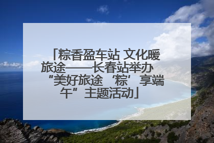 粽香盈车站 文化暖旅途——长春站举办 “美好旅途‘粽’享端午”主题活动