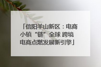 信阳羊山新区：电商小镇“链”全球 跨境电商点燃发展新引擎