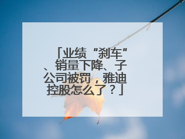 业绩“刹车”、销量下降、子公司被罚，雅迪控股怎么了？
