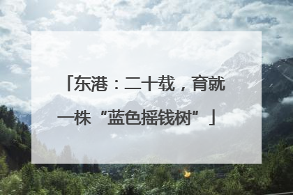 东港：二十载，育就一株“蓝色摇钱树”