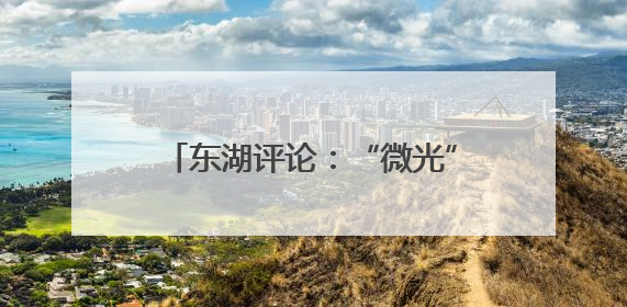 东湖评论：“微光”三十载，一朝成星河