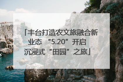 丰台打造农文旅融合新业态 “5.20”开启沉浸式“田园”之旅