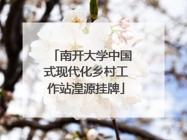 南开大学中国式现代化乡村工作站湟源挂牌