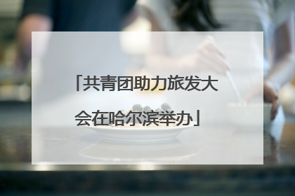 共青团助力旅发大会在哈尔滨举办