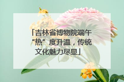 吉林省博物院端午“热”度升温，传统文化魅力尽显