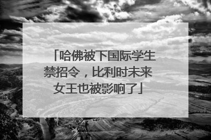哈佛被下国际学生禁招令，比利时未来女王也被影响了