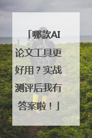 哪款AI论文工具更好用？实战测评后我有答案啦！