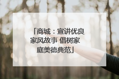 商城：宣讲优良家风故事 倡树家庭美德典范