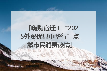 嗨购宿迁！“2025外贸优品中华行”点燃市民消费热情