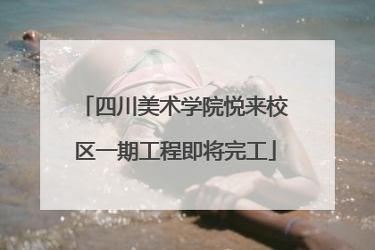 四川美术学院悦来校区一期工程即将完工