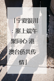 宁夏银川：塞上端午聚同心 港澳台侨共传情