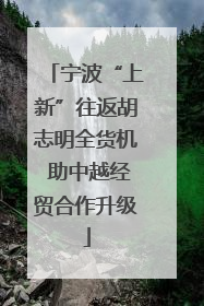 宁波“上新”往返胡志明全货机 助中越经贸合作升级