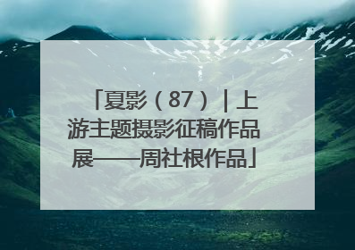 夏影（87）｜上游主题摄影征稿作品展——周社根作品