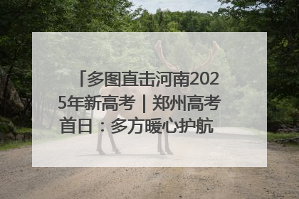 多图直击河南2025年新高考｜郑州高考首日：多方暖心护航 助力学子逐梦