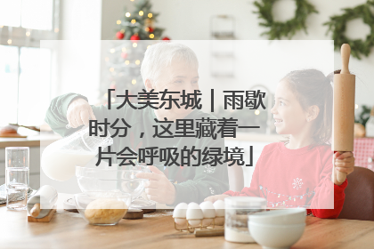 大美东城｜雨歇时分，这里藏着一片会呼吸的绿境