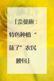 奈曼旗：特色种植“鼓了”农民腰包