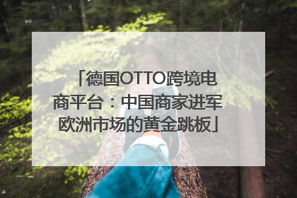 德国OTTO跨境电商平台：中国商家进军欧洲市场的黄金跳板