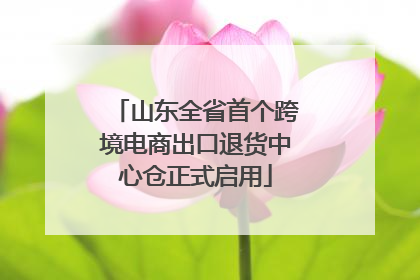 山东全省首个跨境电商出口退货中心仓正式启用