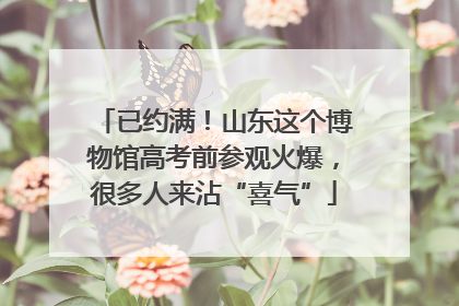 已约满！山东这个博物馆高考前参观火爆，很多人来沾“喜气”