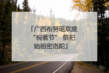 广西布努瑶欢度“祝著节” 祭祀始祖密洛陀