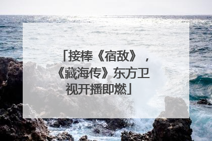 接棒《宿敌》，《藏海传》东方卫视开播即燃