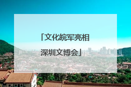 文化皖军亮相深圳文博会