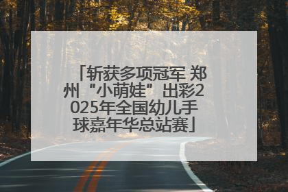 斩获多项冠军 郑州“小萌娃”出彩2025年全国幼儿手球嘉年华总站赛