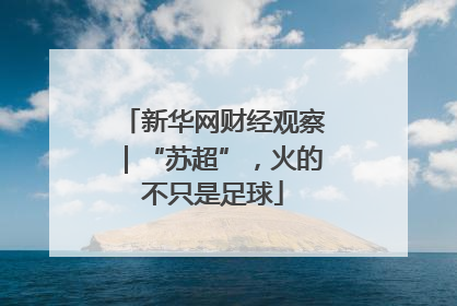 新华网财经观察｜“苏超”，火的不只是足球