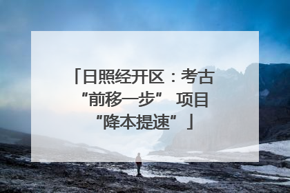 日照经开区：考古“前移一步” 项目“降本提速”