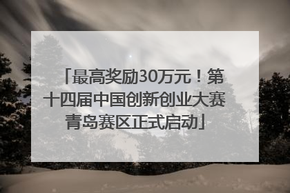 最高奖励30万元！第十四届中国创新创业大赛青岛赛区正式启动
