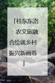 桂东东洛：农文旅融合绘就乡村振兴新画卷