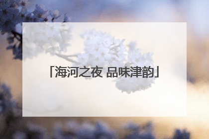 海河之夜 品味津韵