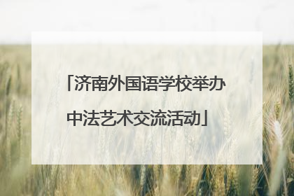 济南外国语学校举办中法艺术交流活动