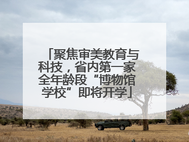 聚焦审美教育与科技，省内第一家全年龄段“博物馆学校”即将开学