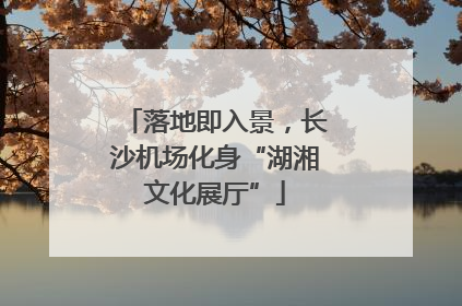 落地即入景，长沙机场化身“湖湘文化展厅”