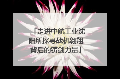 走进中航工业沈阳所探寻战机翱翔背后的铸剑力量