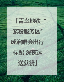 青岛地铁“宠粉服务区”成演唱会出行标配 深夜运送获赞