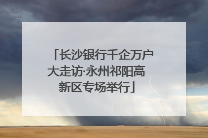 长沙银行千企万户大走访·永州祁阳高新区专场举行