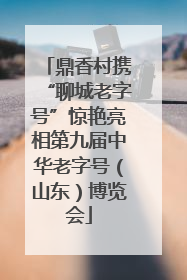 鼎香村携“聊城老字号”惊艳亮相第九届中华老字号（山东）博览会