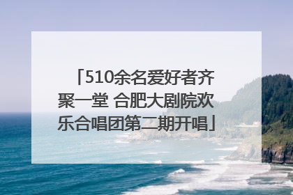 510余名爱好者齐聚一堂 合肥大剧院欢乐合唱团第二期开唱
